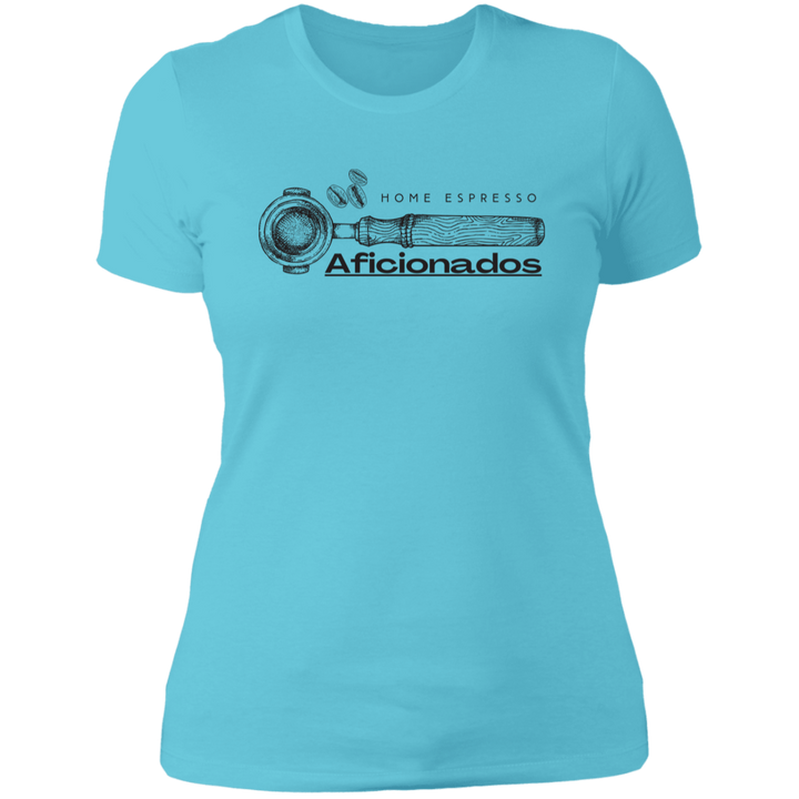 ID#A1W ** LADIES HOME ESPRESSO AFICIONADOS T-SHIRT