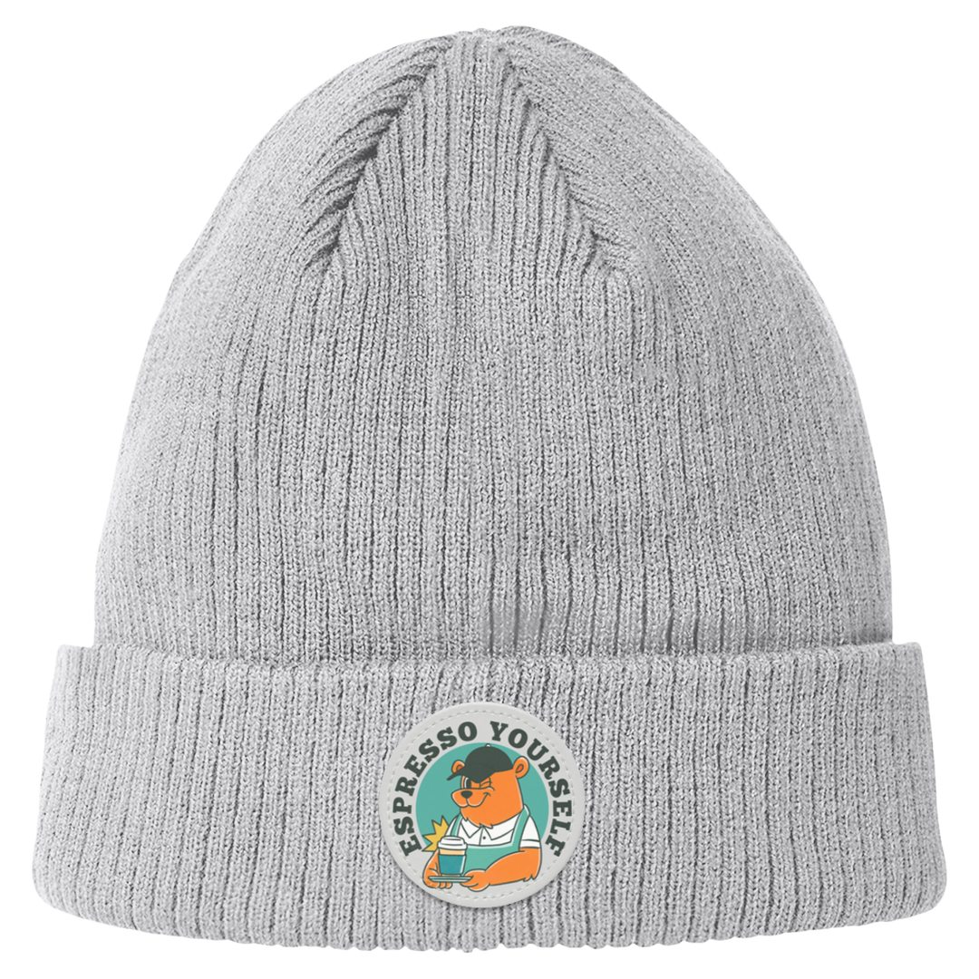 ID#L4M ** ESPRESSO YOURSELF BEANIE