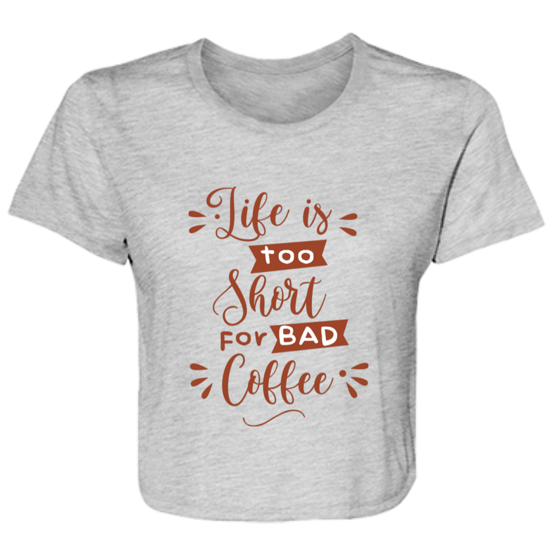ID#F1W ** LIFE WOMENS CROPPED T-SHIRT