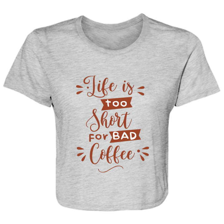 ID#F1W ** LIFE WOMENS CROPPED T-SHIRT