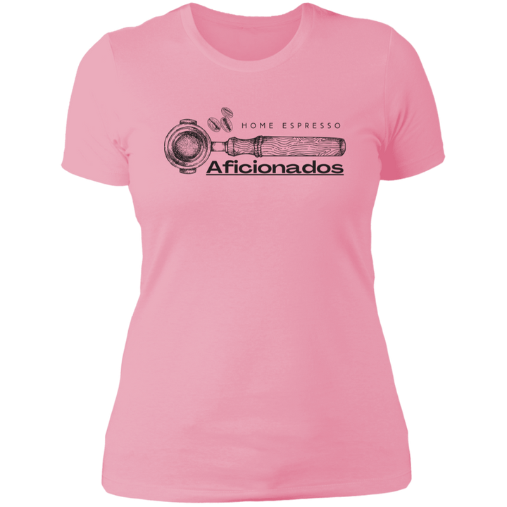 ID#A1W ** LADIES HOME ESPRESSO AFICIONADOS T-SHIRT