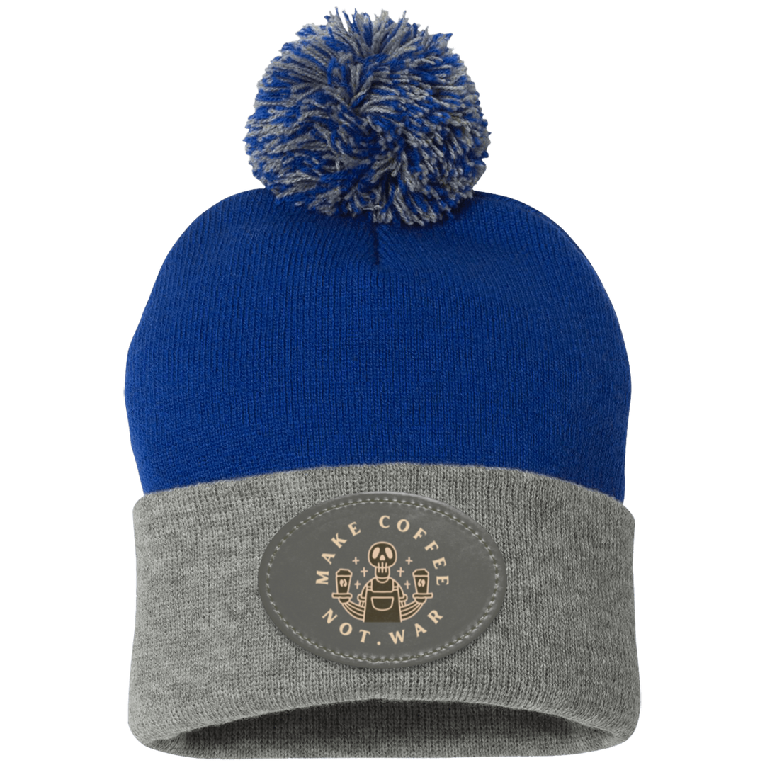ID#B4 ** MAKE COFFEE KNIT CAP