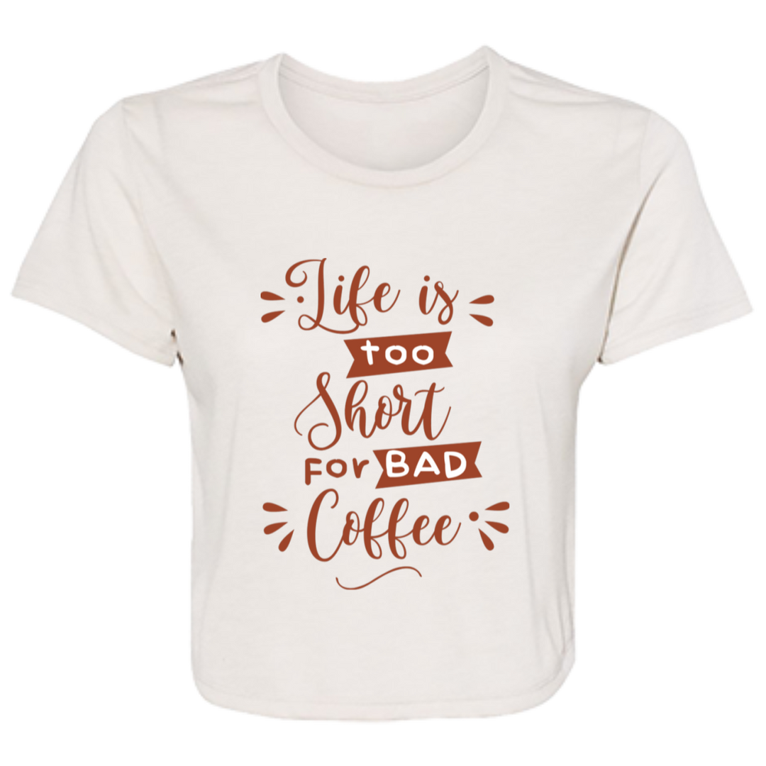 ID#F1W ** LIFE WOMENS CROPPED T-SHIRT
