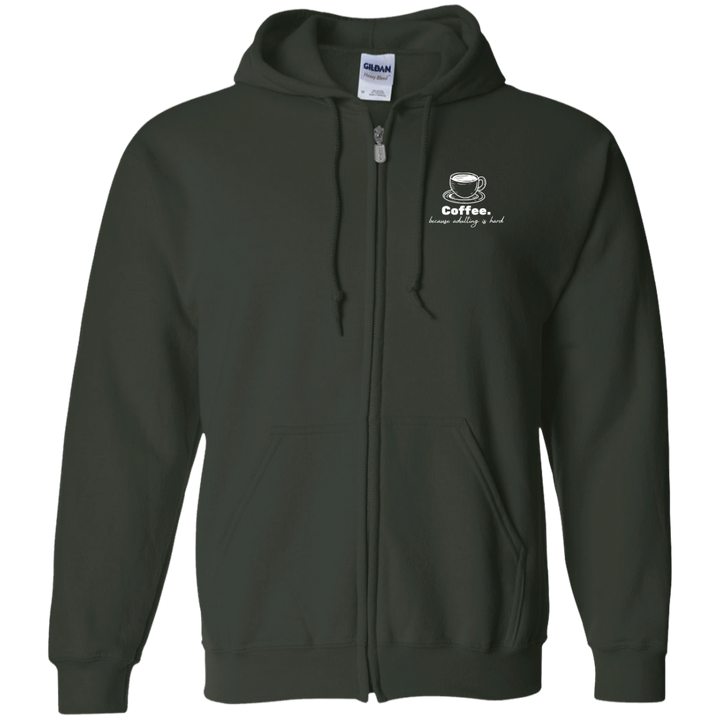 ID#N2M ** ADULTING FULL ZIP HOODIE