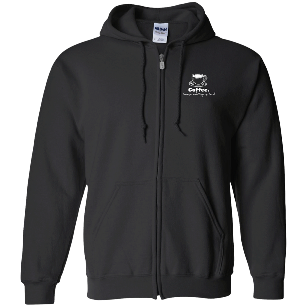 ID#N2M ** ADULTING FULL ZIP HOODIE