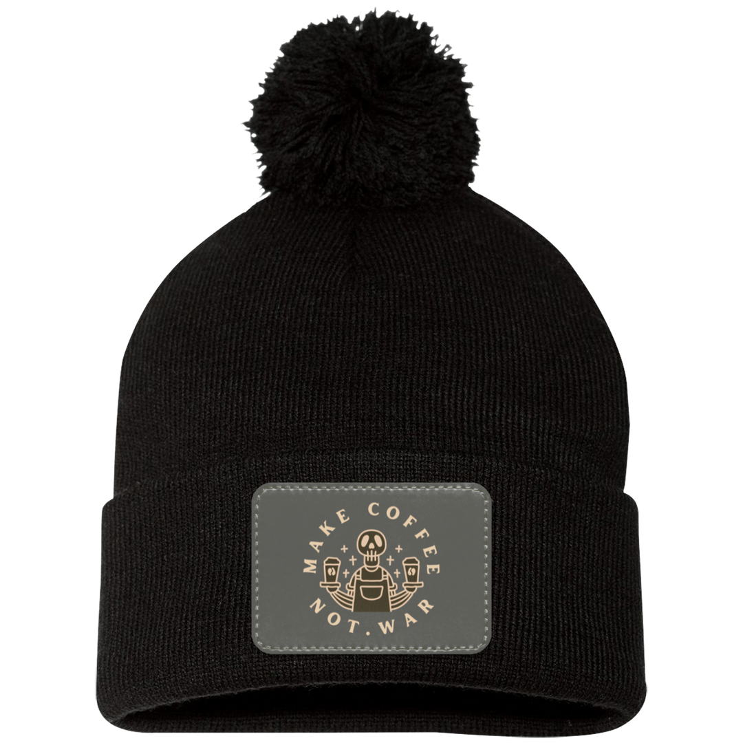 ID#B4 ** MAKE COFFEE KNIT CAP