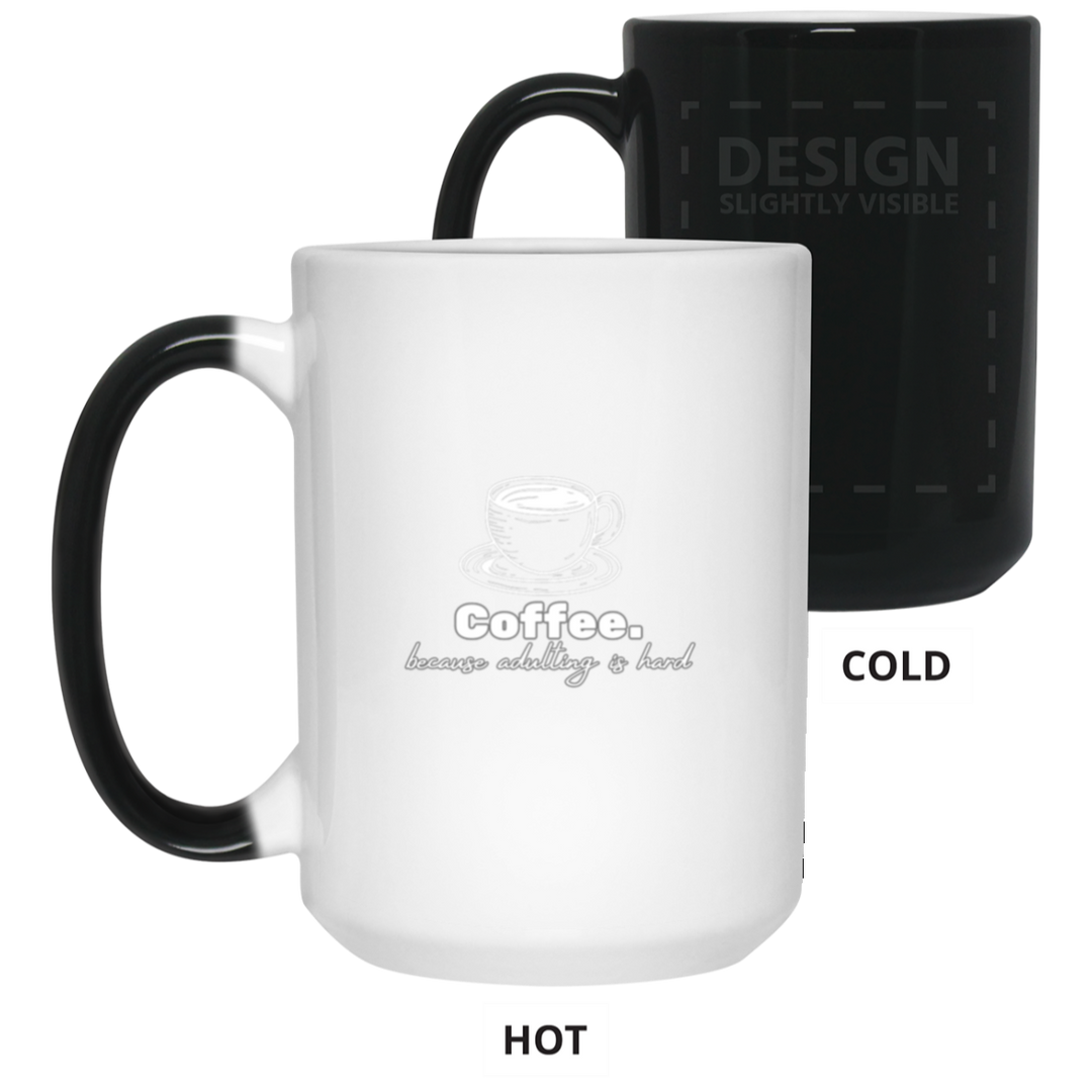 ID#N5 ** ADULTING COLOR CHANGING MUG