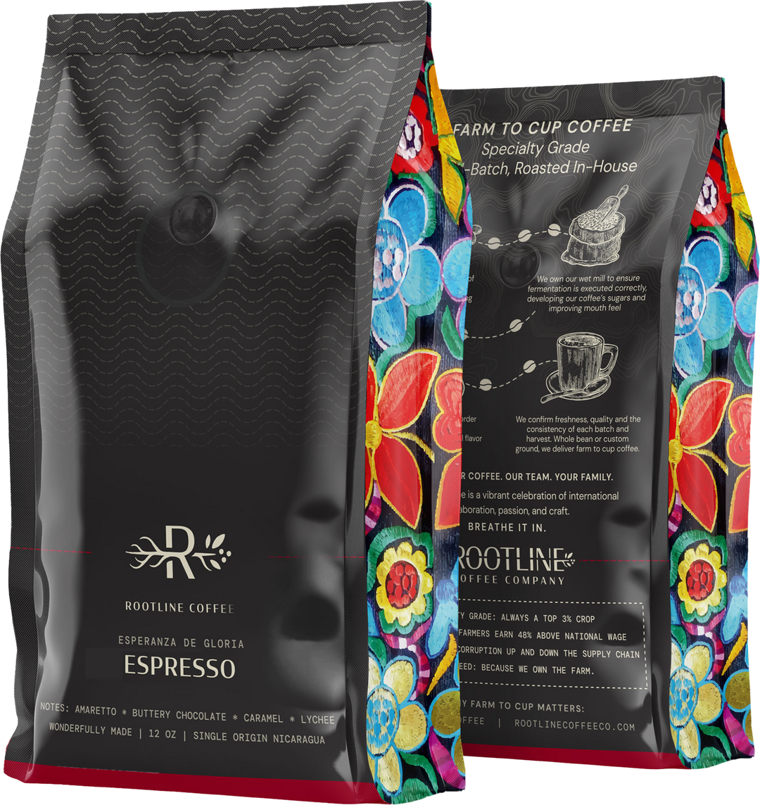 Rootline Coffee 12 oz Espresso Blend Coffee