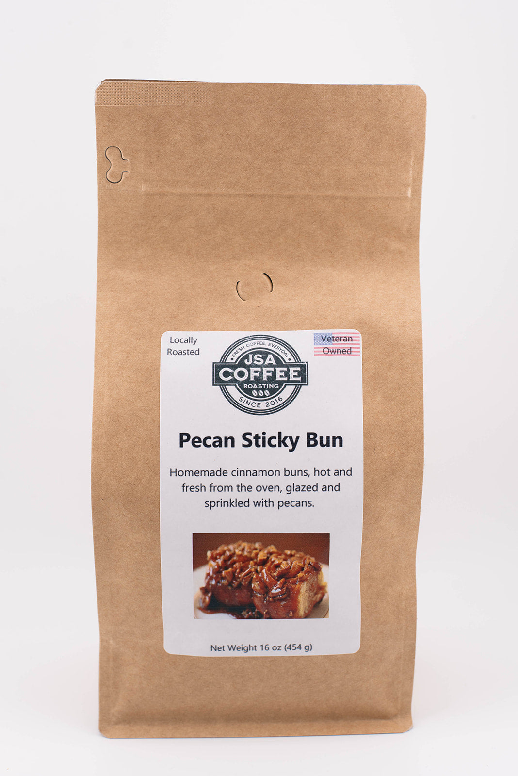 Bag of specialty roast coffee from Origin Unknown with notes of Rich Flavors