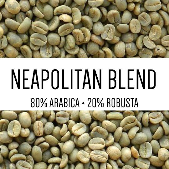 NEAPOLITAN DARK ROAST ESPRESSO BLEND UNROASTED GREEN BEANS -