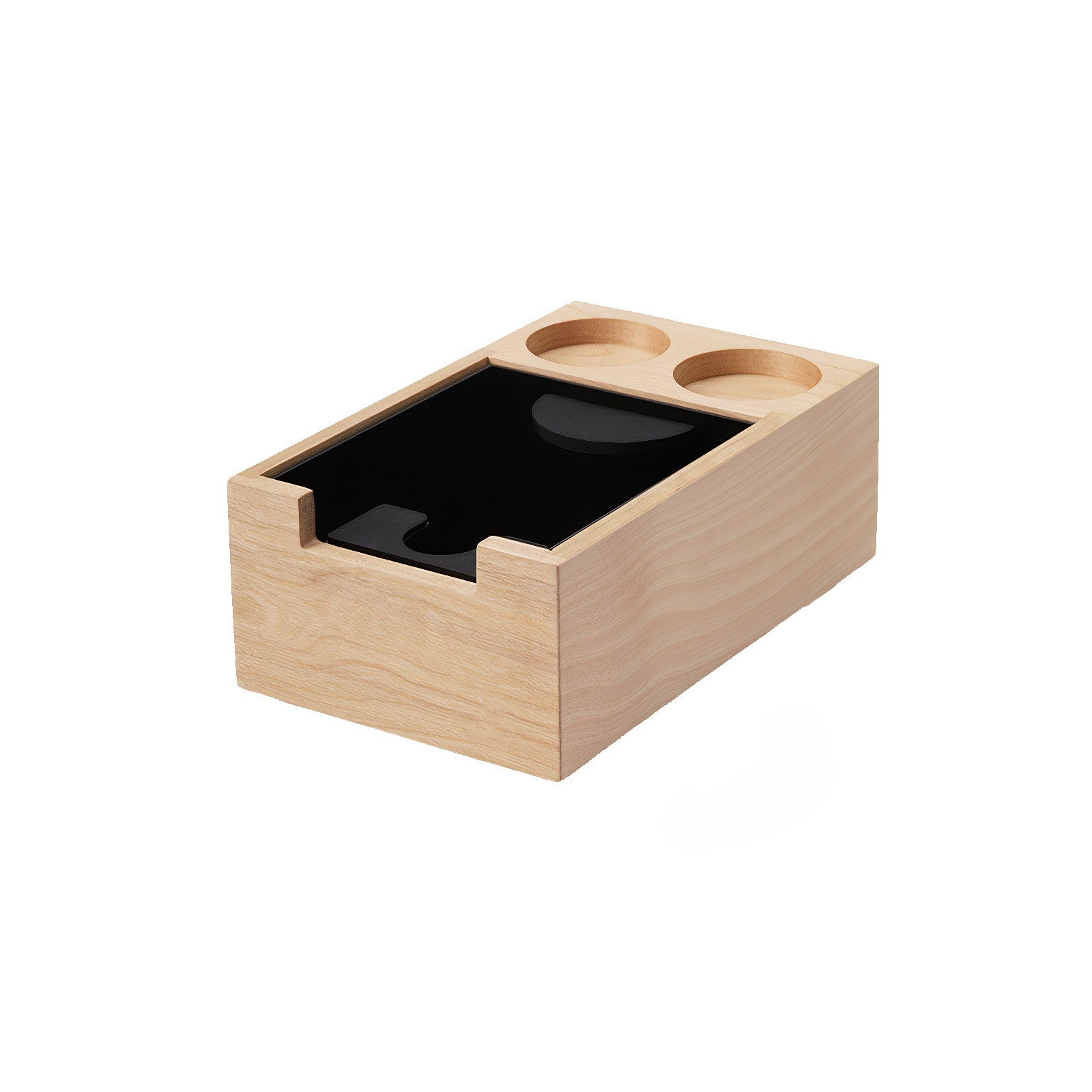an ode ドギョム コンプ Wooden Coffee Tamper Station with Knock Box – Espresso Outlet LLC