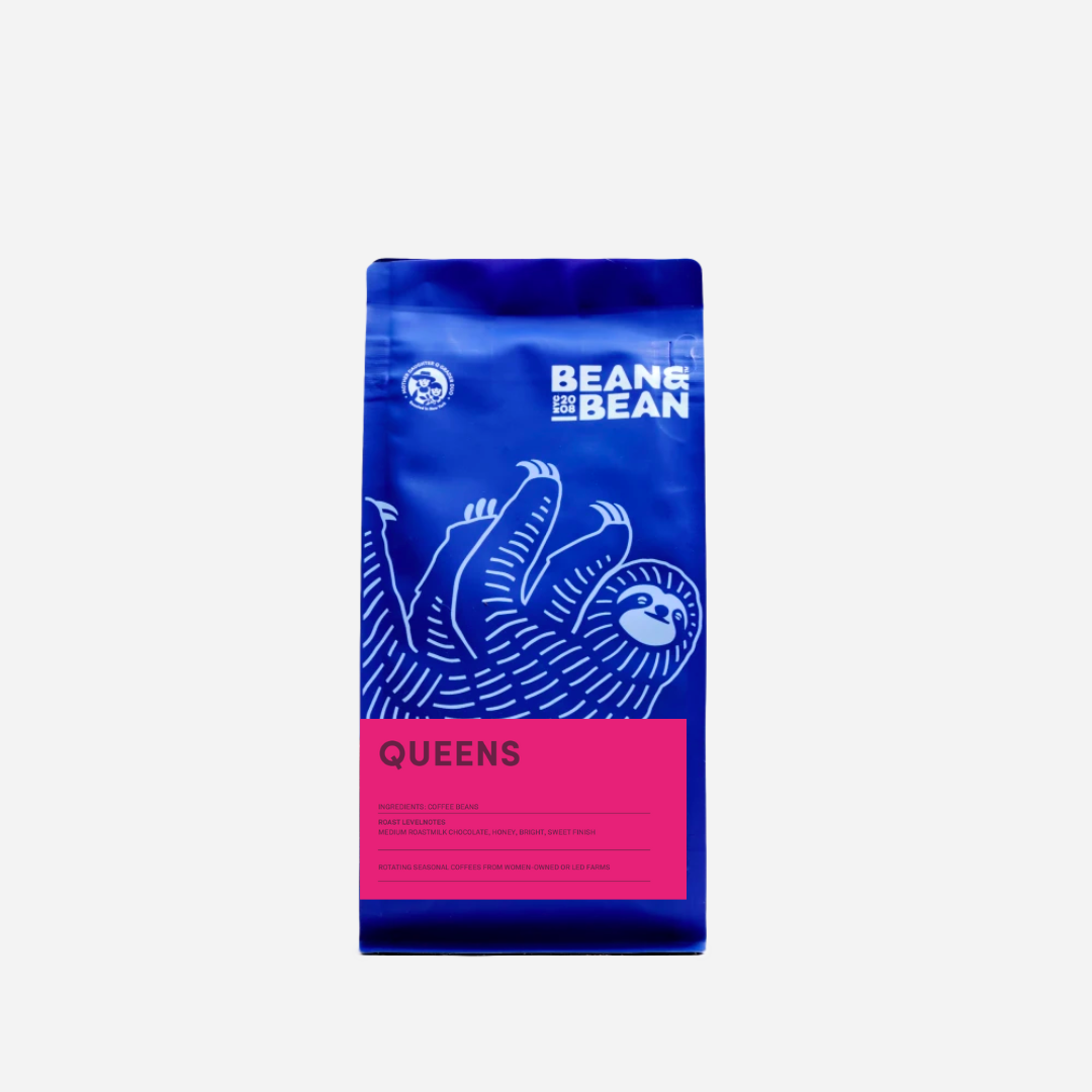 Bag of specialty roast coffee from Blend with notes of Chocolate