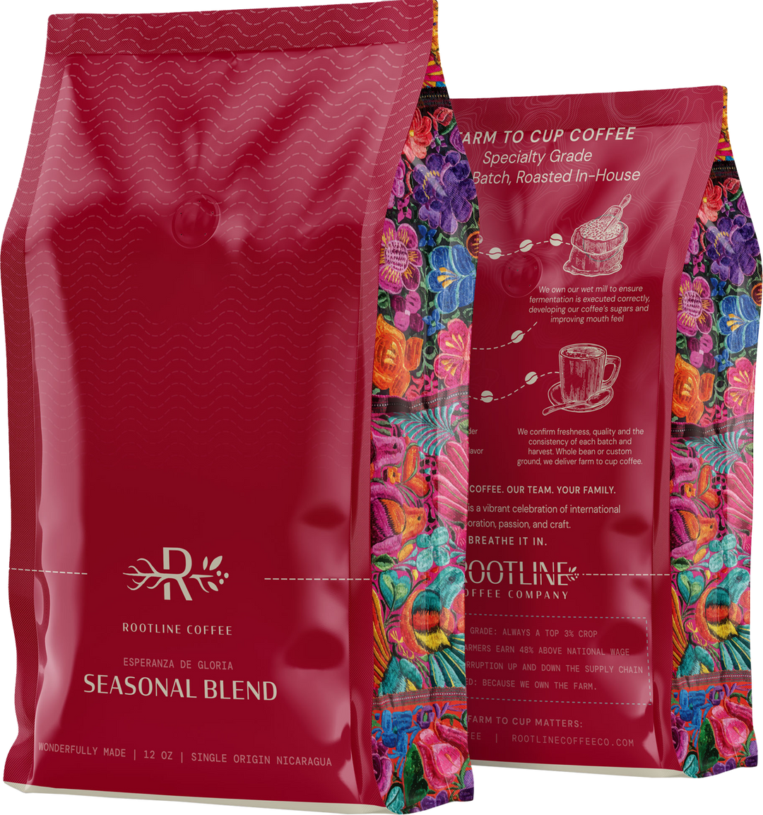 Rootline Coffee 12 oz Seasonal Blend Coffee