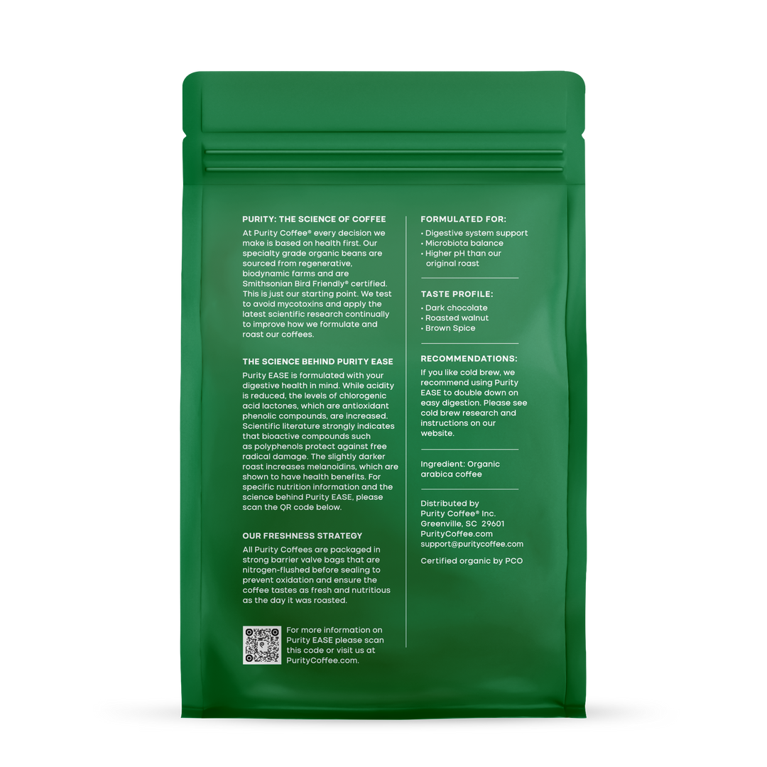 Bag of specialty roast coffee from Origin Unknown with notes of Chocolate