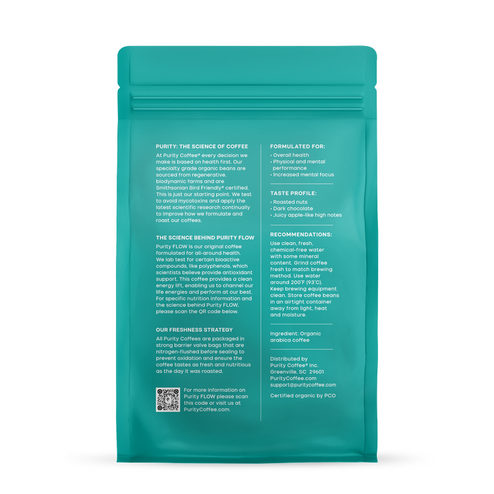 Bag of medium roast coffee from Origin Unknown with notes of Chocolate