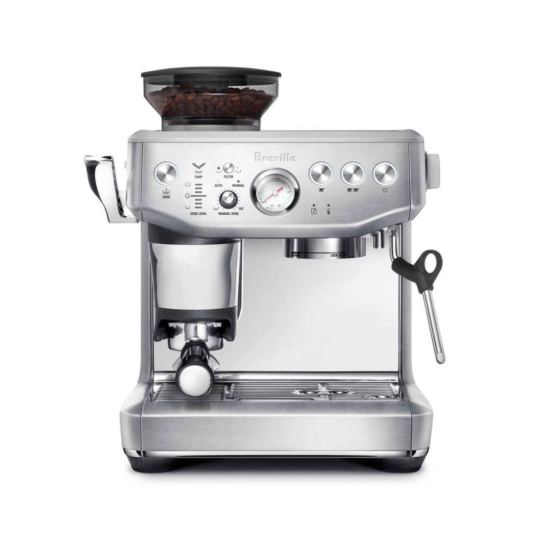 Breville Barista Express Impress BES876 espresso machine setup and maintenance guide