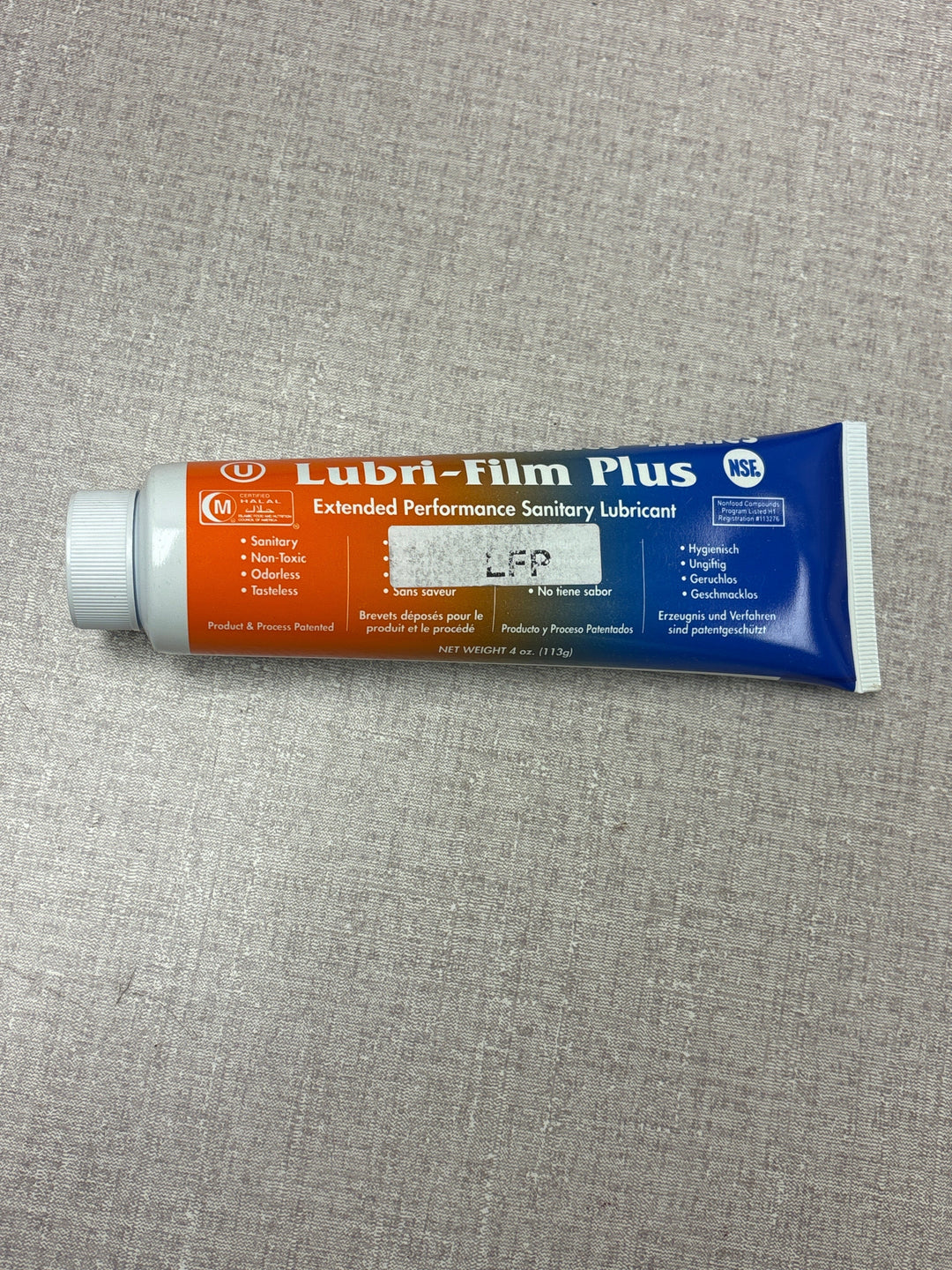 Lubri-Film Plus food-safe lubricant used for serviceable espresso machine components