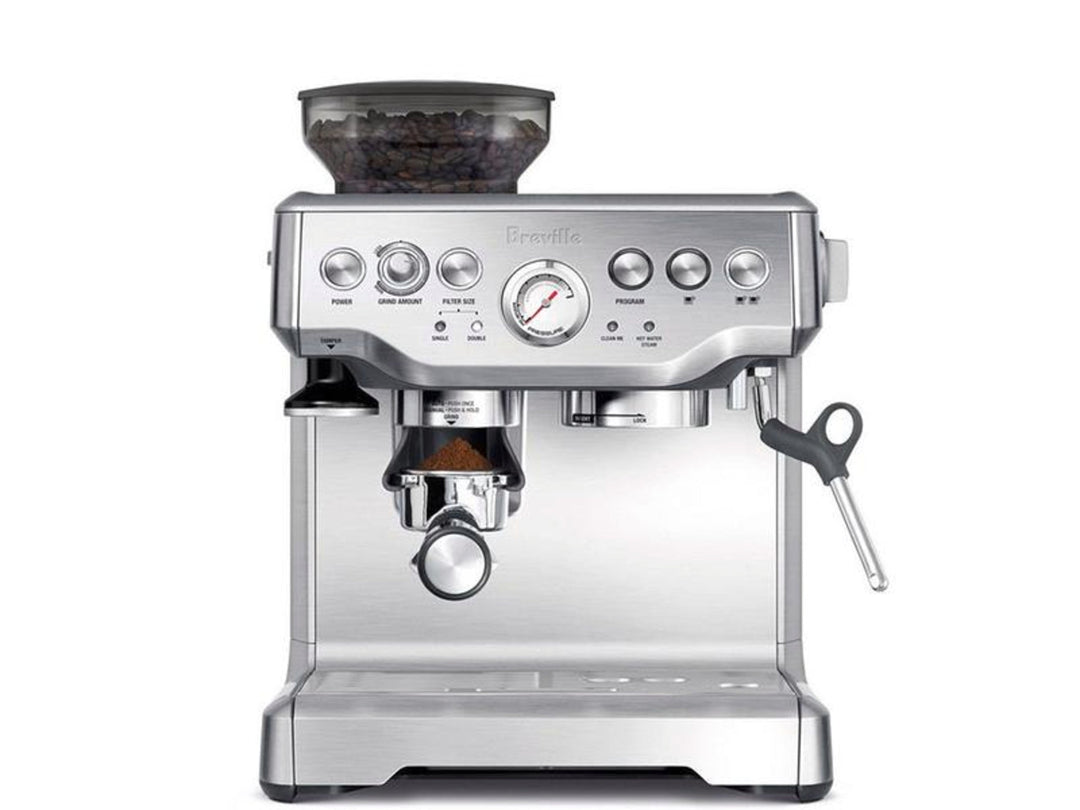 Breville Barista Express BES870 espresso machine setup and maintenance guide