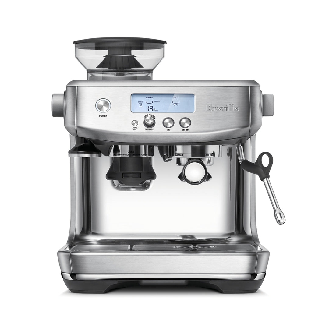 Breville Barista Pro BES878 espresso machine setup and maintenance guide