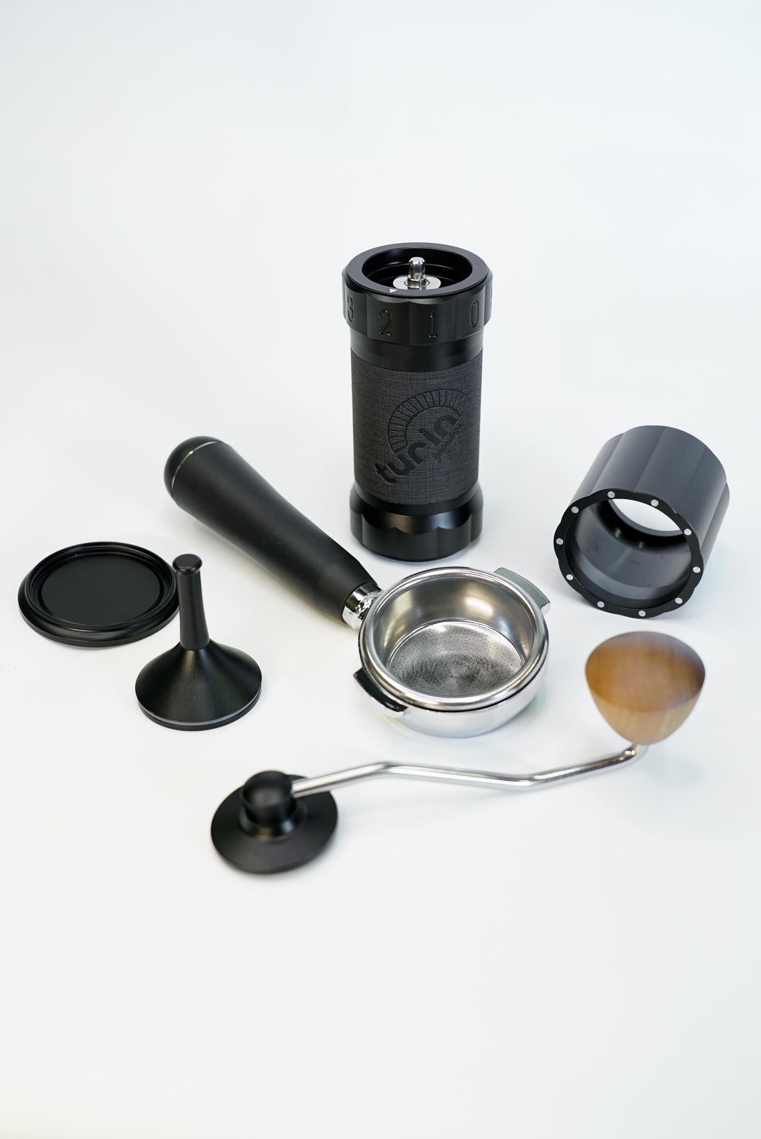 Turin H40 V2 crank and grip used for controlled hand grinding
