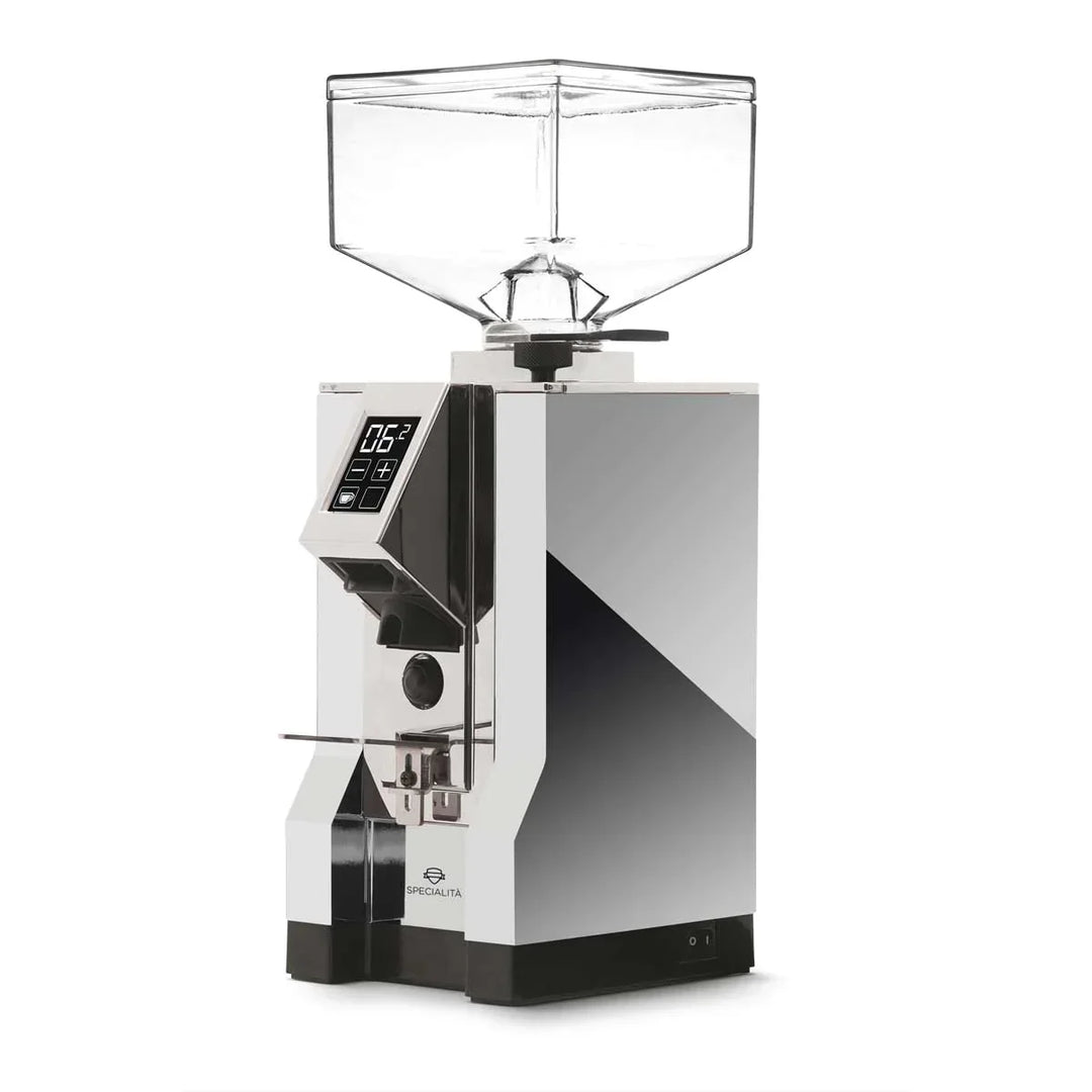 Eureka Mignon Specialita on-demand espresso grinder with timed dosing controls