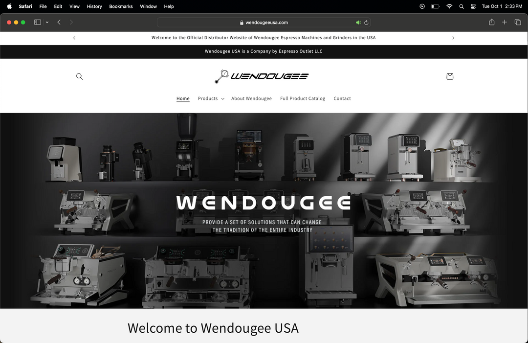 Wendougee Data Espresso Machine