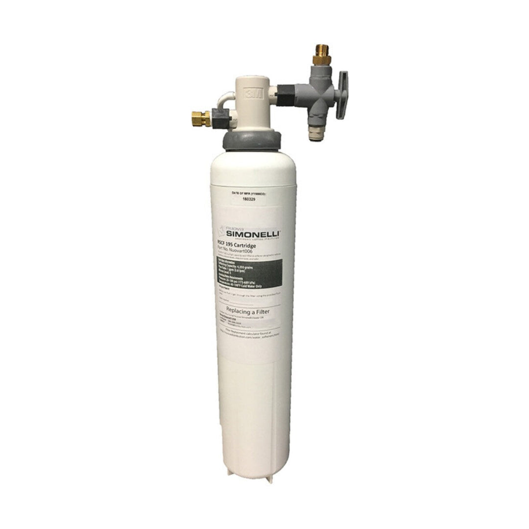 Commercial espresso machine water filtration system