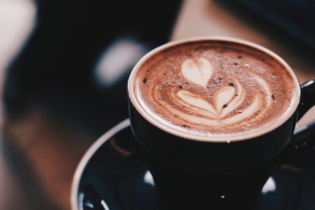 Finished latte illustrating microfoam contrast and the visual result of latte-art pouring