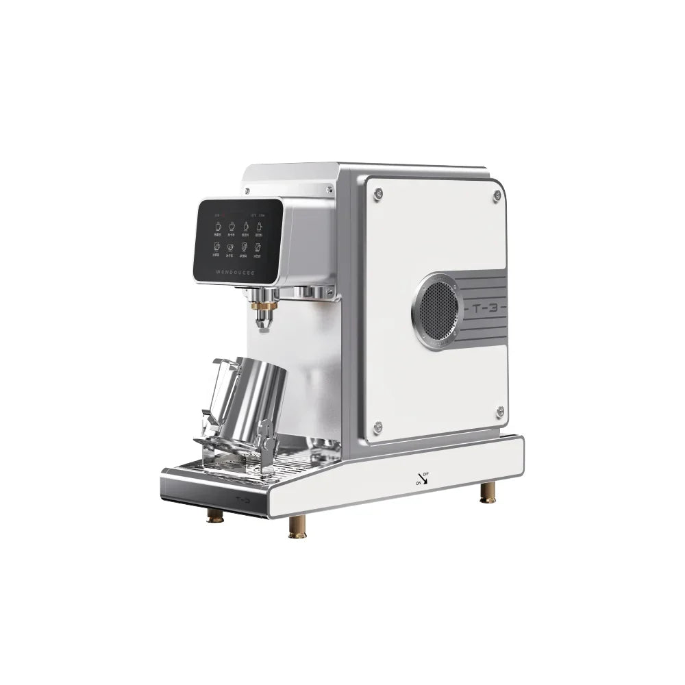 Wendougee Milk Bot T3 automatic milk foaming system illustrating an automatic milk frother