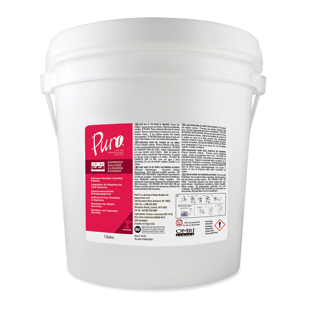Coffee equipment cleaning powder used for detergent backflushing espresso machines