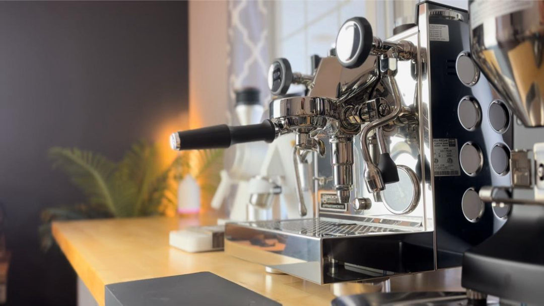 Rocket Espresso machine representing the Rocket and Audi collaboration
