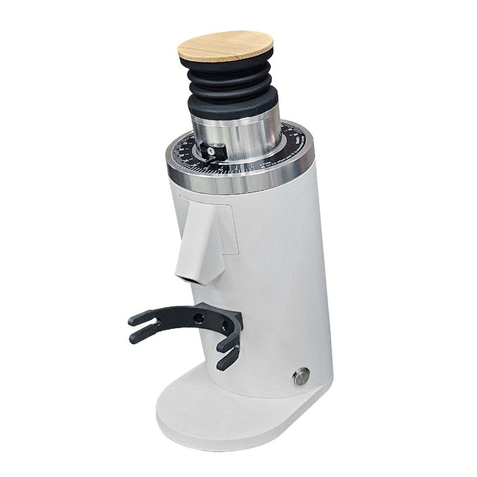White Turin DF54 flat burr single-dose coffee grinder