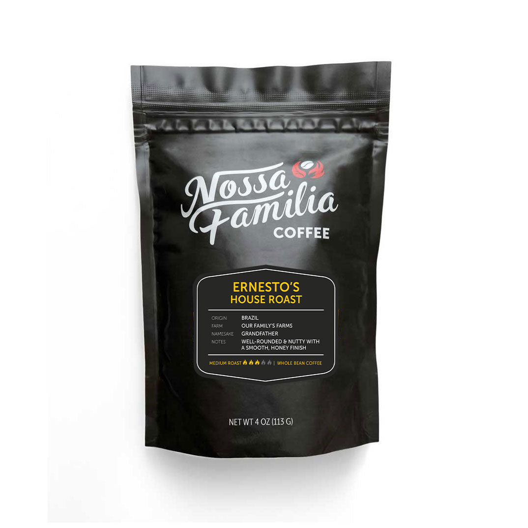 Bag of medium roast coffee from Blend with notes of Rich Flavors