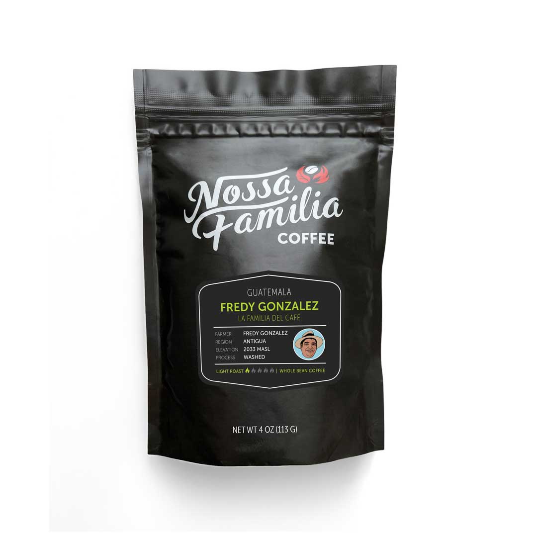 Bag of light roast coffee from Guatemala with notes of Chocolate