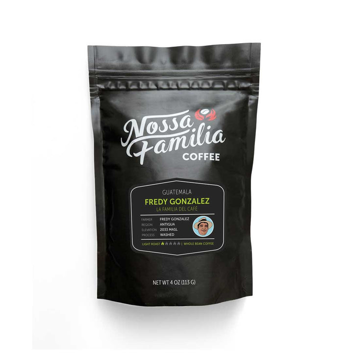 Bag of light roast coffee from Guatemala with notes of Chocolate