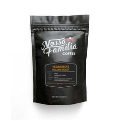 Teodoro’s Italian Roast by Nossa Familia Coffee — coffee package, image 8 of 8
