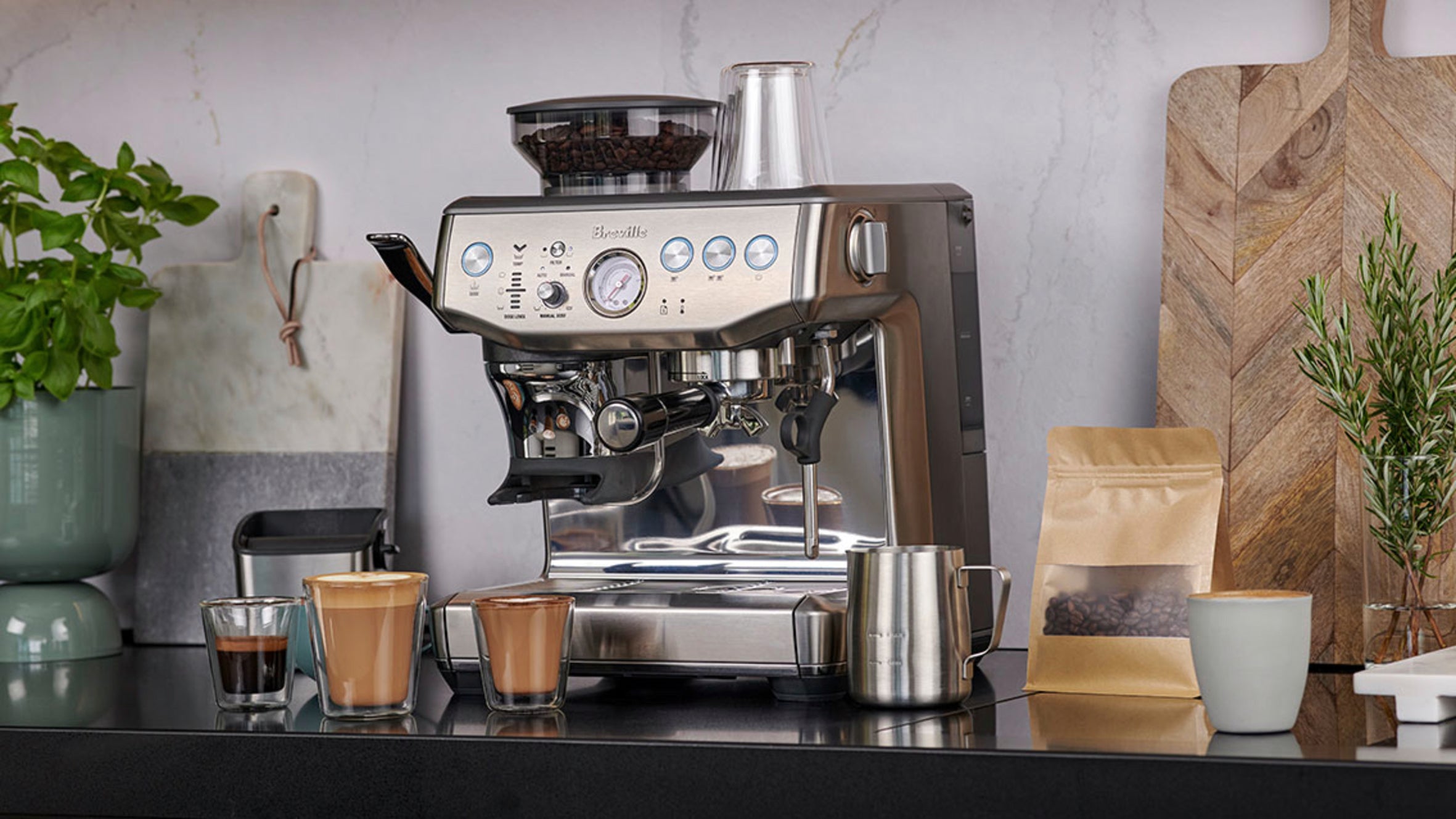 The Barista Express Impress™ by Breville – Espresso Outlet LLC