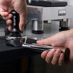 High-extraction Italian-style bottomed portafilter handle