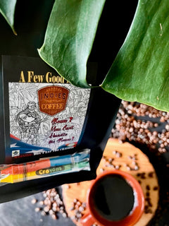 A Few Good Beans Nicaragua Coffee rear packaging view