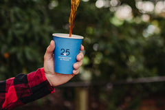 Zoka Fitzroy’s Dark Roast Coffee — brewing presentation