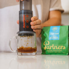 Ghost Town Decaf by Partners Coffee — coffee package, image 3 of 7