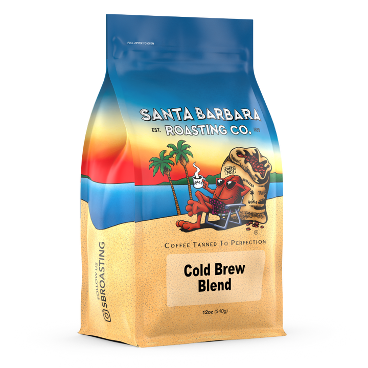 Bag of specialty roast coffee from Blend with notes of Chocolate