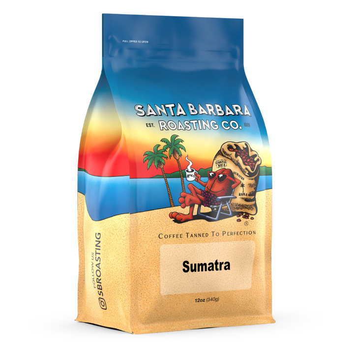 Bag of specialty roast coffee from Origin Unknown with notes of Chocolate