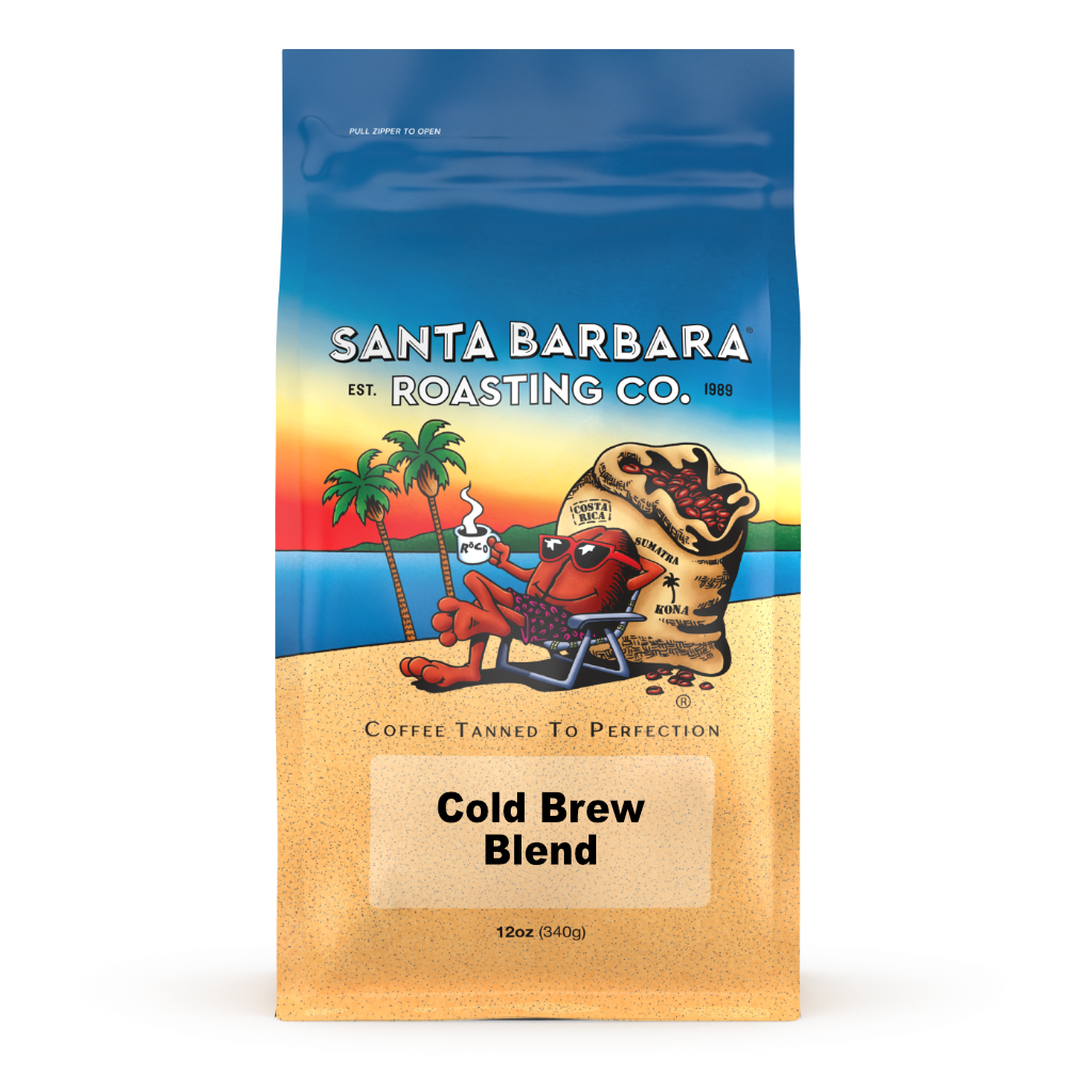 Bag of specialty roast coffee from Blend with notes of Chocolate