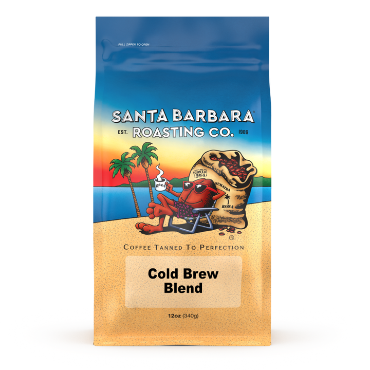 Bag of specialty roast coffee from Blend with notes of Chocolate