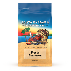 Santa Barbara Fiesta Cinnamon 12 oz coffee bag front view