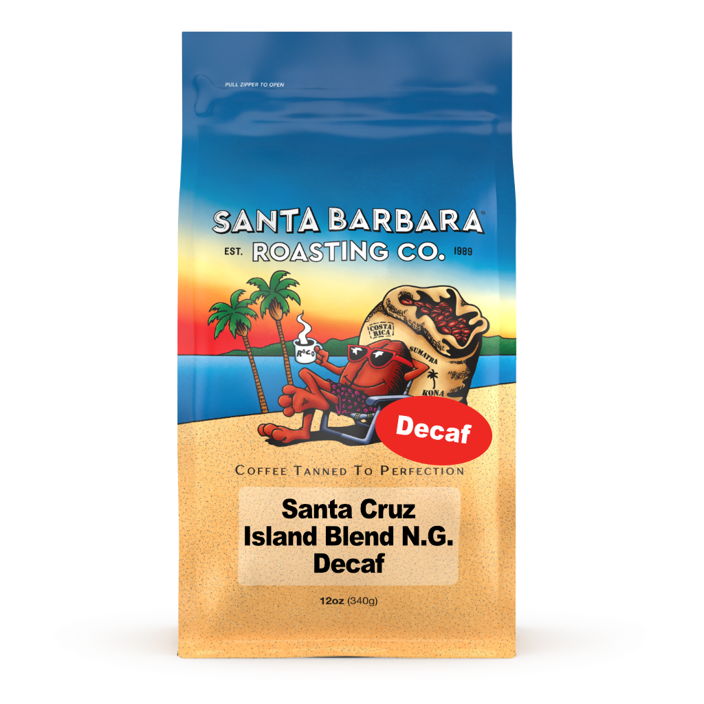 Bag of specialty roast coffee from Blend with notes of Chocolate