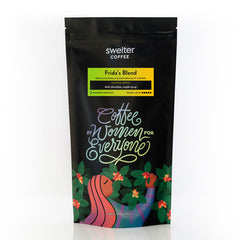 Frida's Guatemala-DRC dark roast coffee blend bag front