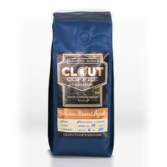 Clout Bourbon Barrel-Aged Coffee 16 oz — 16 oz coffee bag front