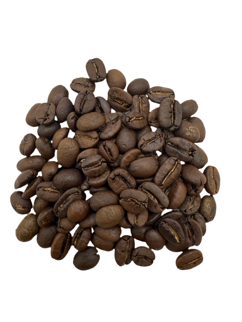 Bag of dark roast coffee from Blend with notes of Chocolate